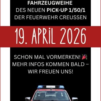 Fahrzeugweihe GW-N Creußen 1/50/1