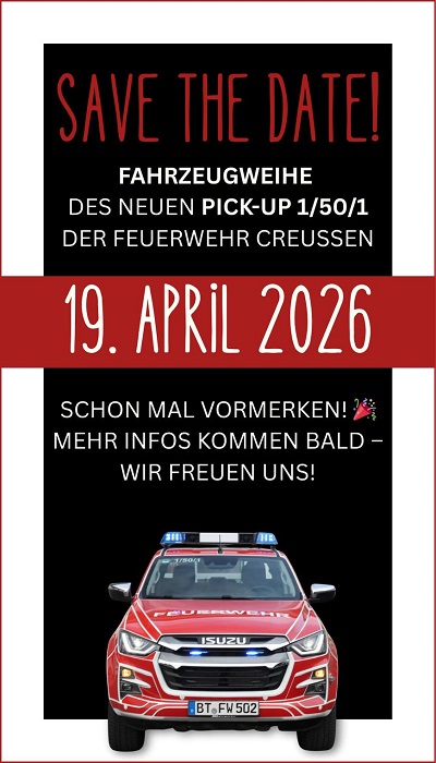 Fahrzeugweihe GW-N Creußen 1/50/1