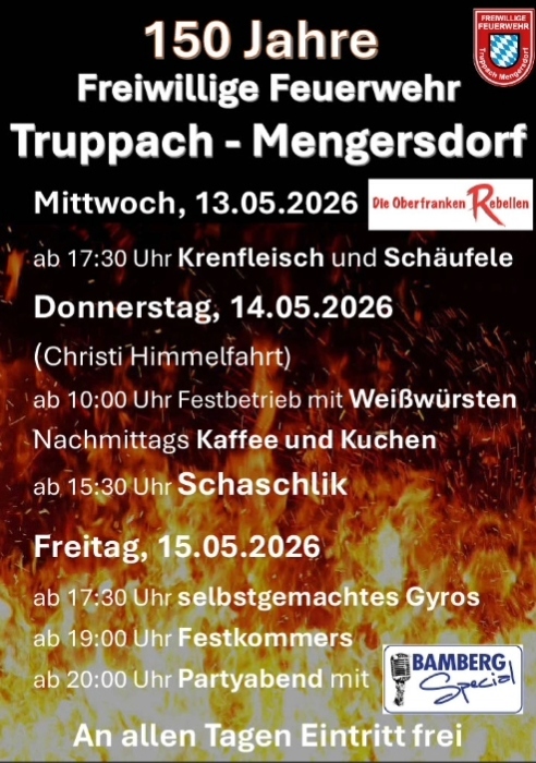 150 Jahre FF Truppach-Mengersdorf